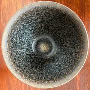 宋黑窯兔毫天目茶碗